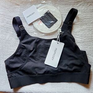 Momcozy Pumping Bra ☆ Size SMALL ☆ Extender + Pads included ☆ NWT ☆ MomCozy